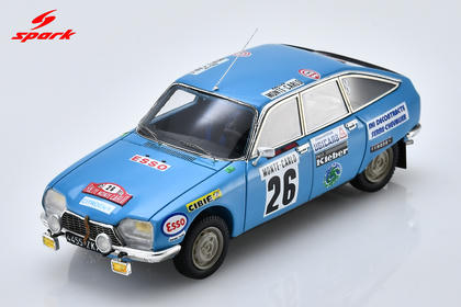Spark Citroën GS #26 Automobiles Citroën 1975 Monte Carlo Rally 1/43 Scale