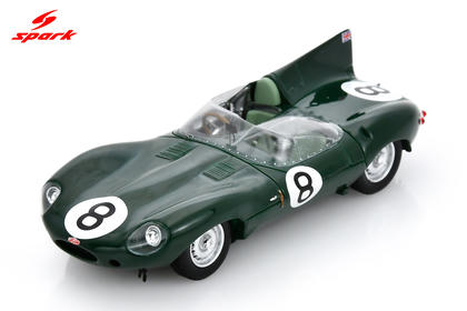 Spark Jaguar D-Type #8 J. D. Hamilton Le Mans 24Hrs 1958 1/43 Scale