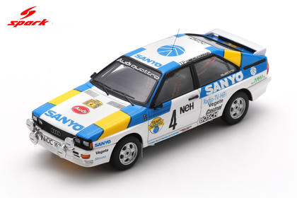 Spark Audi Quattro #4 Audi Sport Sweden 32nd International Swedish Rally 1/43 Scale