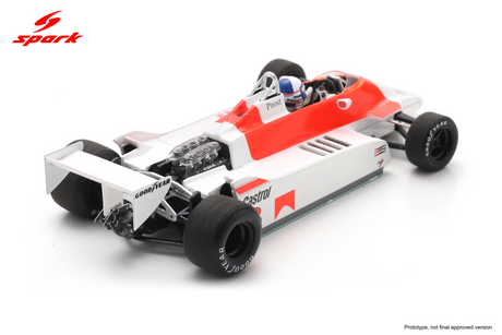 Spark McLaren M30 #8 Alain Prost Dutch Grand Prix 1980 1/43 Scale