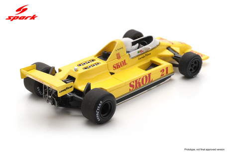Spark Fittipaldi F7 #21 Keke Rosberg Argentine Grand Prix 1980 1/43 Scale