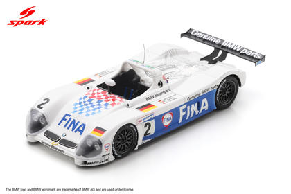 Spark BMW V12 LM #2 Team BMW Motorsport Le Mans 24Hrs 1998 1/43 Scale