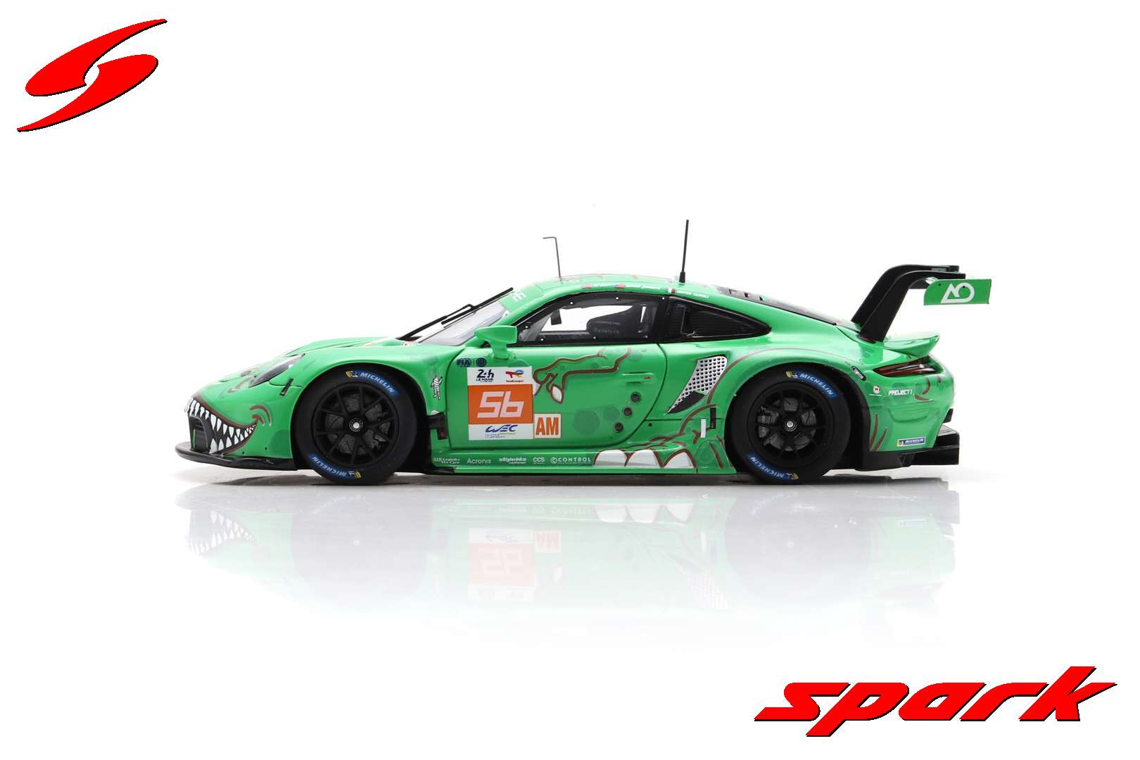 Spark Porsche 911 RSR-19 #56 24h LeMans 2023 REXY AO Racing 1/43 Scale
