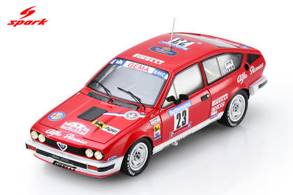 Spark Alfa Romeo Alfetta GTV6 #23 Alfa Romeo France Tour de Corse 1985 1/43 Scale