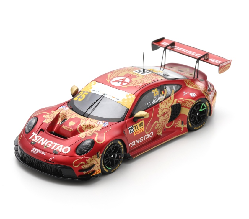 Spark Porsche 911 GT3R #25 Absolute Racing FIA GT Macau 2024 1/43 Scale