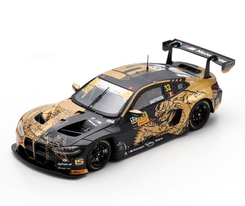 Spark BMW M4 GT3 #32 Team WRT Vanthoor FIA GT Macau 2024 1/43 Scale
