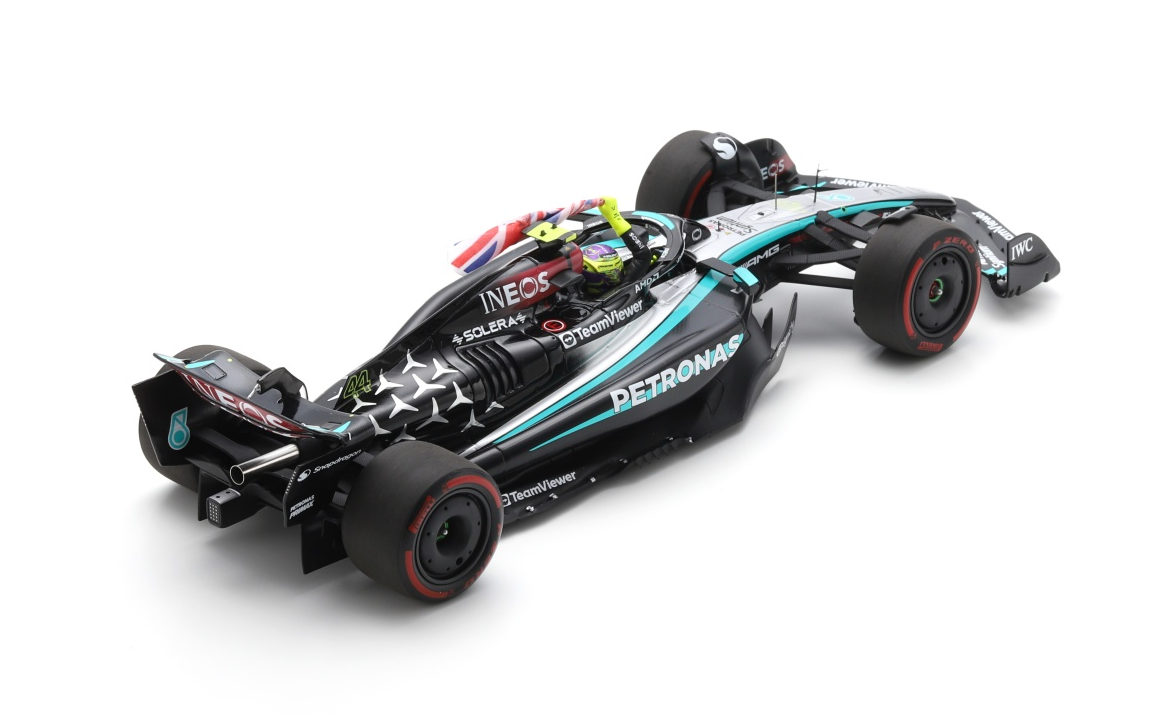 Spark Mercedes-AMG F1 W15 #44 Hamilton Winner British F1 GP 2024 1/18 18S999