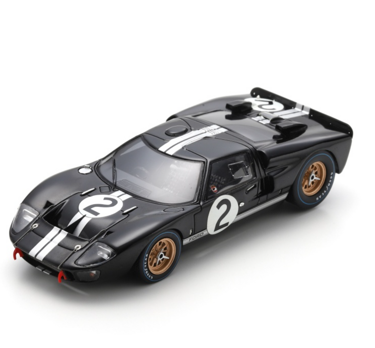 Spark Ford GT40 MKII #2 Ford Motor Company Winner 24Hrs Le Mans 1966 1/43 Scale