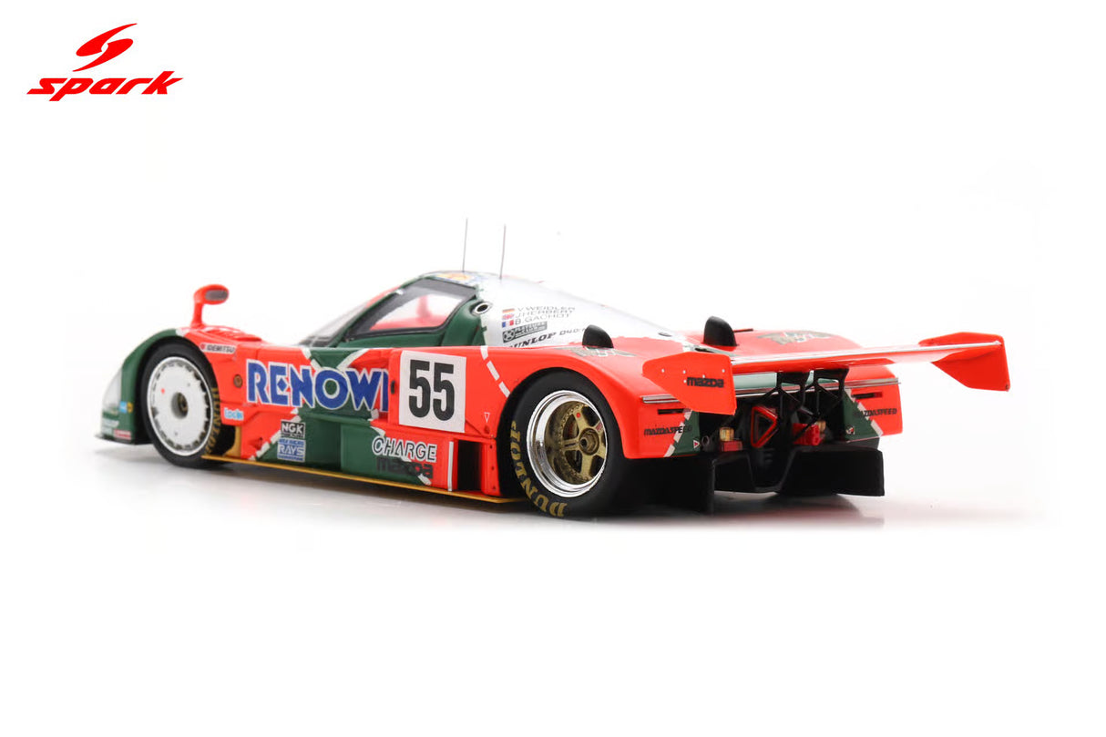 Spark Mazda 787B #55 Mazdaspeed Winner 24Hrs Le Mans 1991 1/43 Scale