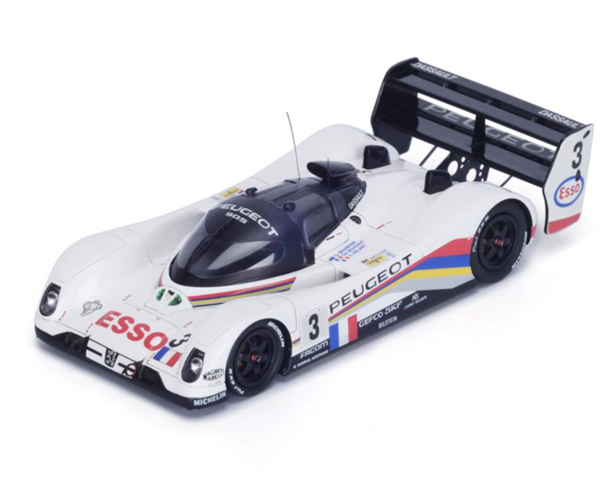 Spark Peugeot 905 Evo 1C #3 Peugeot Talbot Sport 24Hrs Le Mans 1993 Winner 1/43 Scale