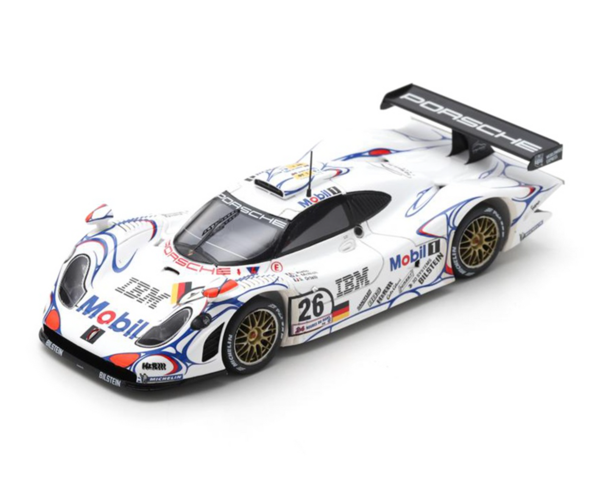 Spark Porsche 911 GT1-98 #26 Porsche AG 24Hrs Le Mans 1998 Winner 1/43 Scale