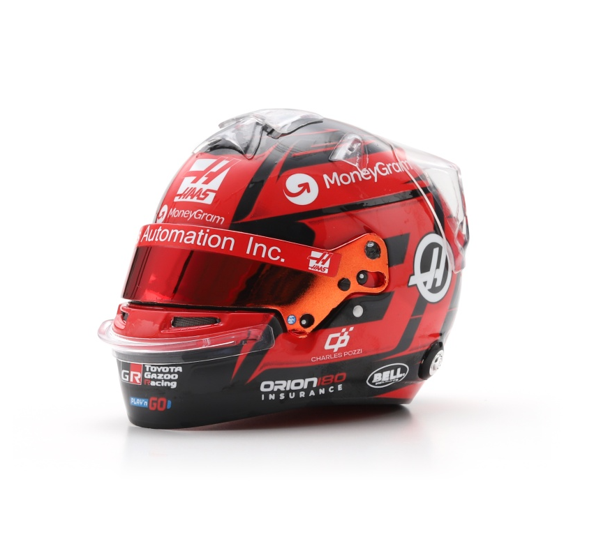 Spark Esteban Ocon MoneyGram Haas F1 Team 2025 Helmet 1/5 Scale