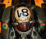 Spark Oscar Piastri McLaren Formula 1 Team Monaco F1 GP 2025 Helmet 1/5 Scale