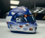 Spark Alexander Albon Williams Racing British F1 GP 2025 Helmet 1/5 Scale