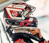 Spark Ollie Bearman MoneyGram Haas F1 Team British F1 GP 2025 Helmet 1/5 Scale