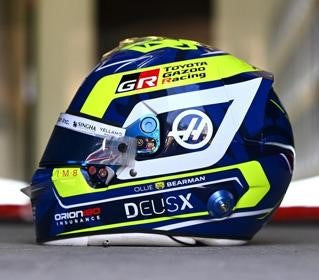 Spark Ollie Bearman TGR Haas F1 Team 2026 Season Helmet 1/5 Scale 5HF241