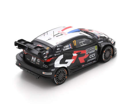 Spark Toyota GR Yaris Rally1 #17 TOYOTA GAZOO Racing WRT - Winner Rally Monte Carlo 2025 1/43 Scale