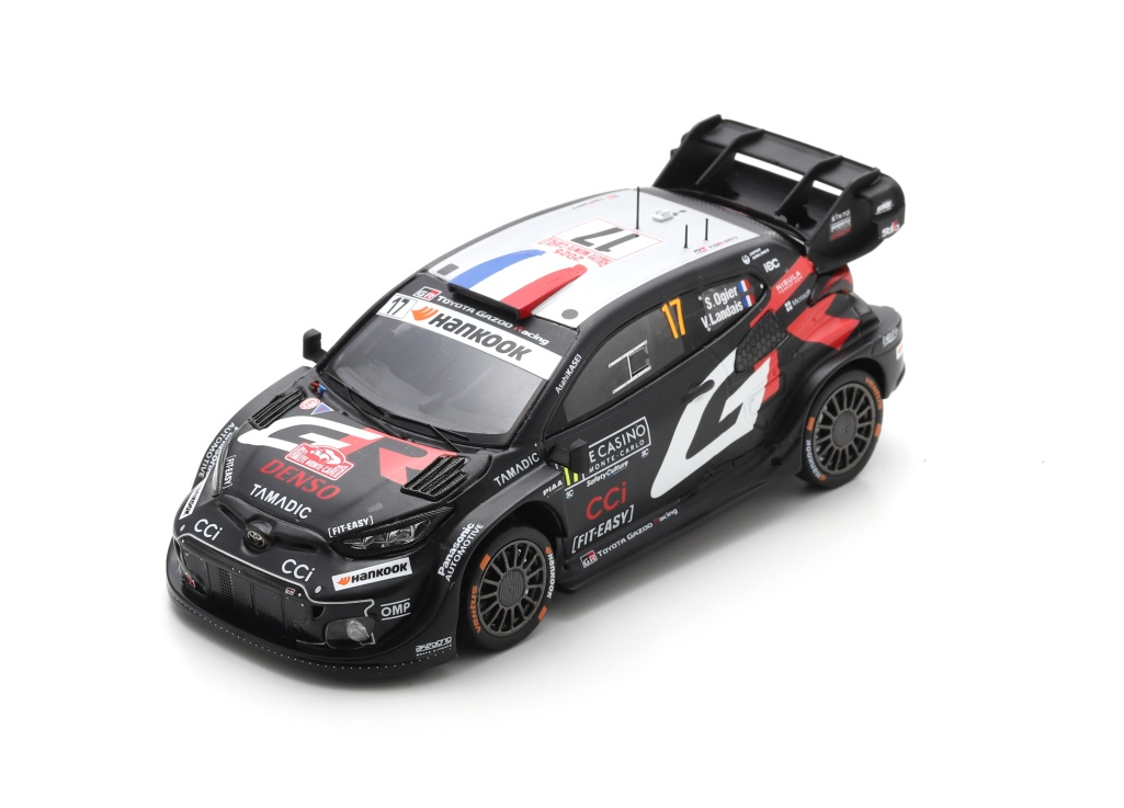 Spark Toyota GR Yaris Rally1 #17 TOYOTA GAZOO Racing WRT - Winner Rally Monte Carlo 2025 1/43 Scale