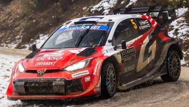 Spark Toyota GR Yaris Rally1 #5 Toyota Gazoo Racing WRT2 Monte Carlo Rally 2026 1/43 Scale