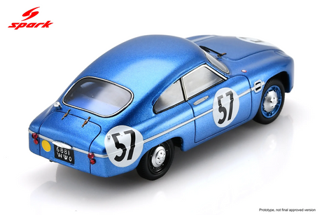 Spark DB HBR-5 Coupé #57 B. Deviterne (private entrant) 24 Hours of Le Mans 1957 1/43 Scale S8336