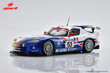 Spark Chrysler Viper GTS-R #53 Viper Team ORECA 24 Hours of Le Mans 1998 1/43 Scale S8671