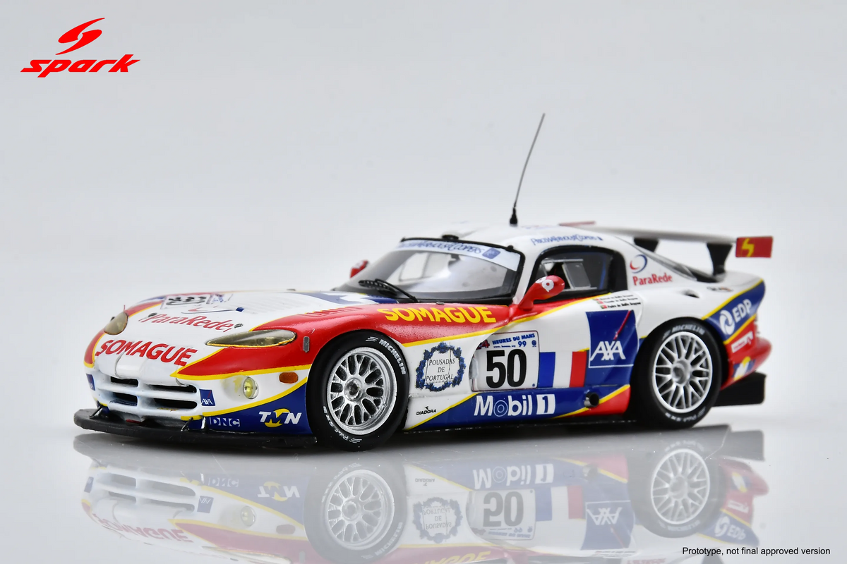Spark Chrysler Viper GTS-R #50 CICA Team ORECA 24 Hours of Le Mans 1999 1/43 Scale S8674