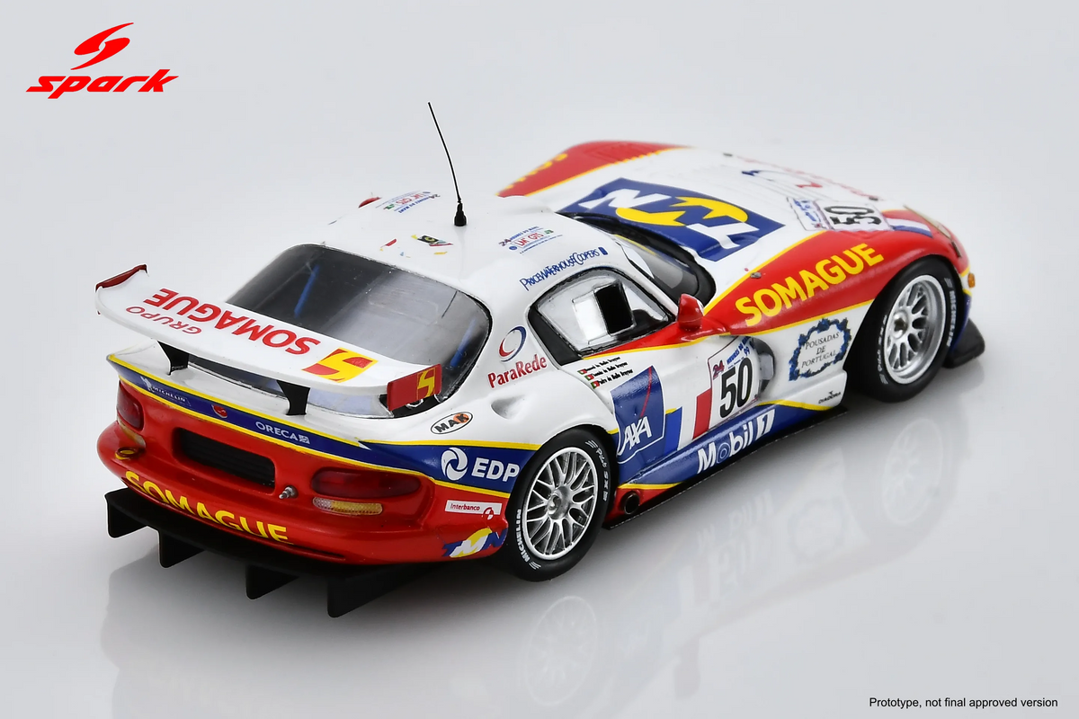 Spark Chrysler Viper GTS-R #50 CICA Team ORECA 24 Hours of Le Mans 1999 1/43 Scale S8674