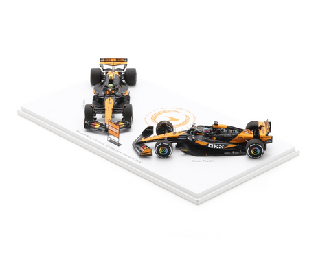 Spark McLaren MCL38 #4 & #81 Constructor Champion 2024 Lando Norris & Oscar Piastri 1/43 Scale S9571