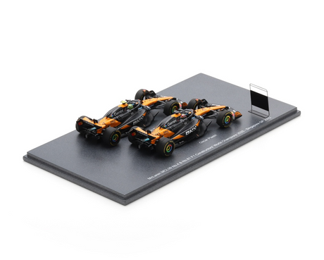 Spark McLaren MCL39 #4 & #81 F1 Constructors' Champion 2025 Lando Norris and Oscar Piastri 1/43 Scale Set