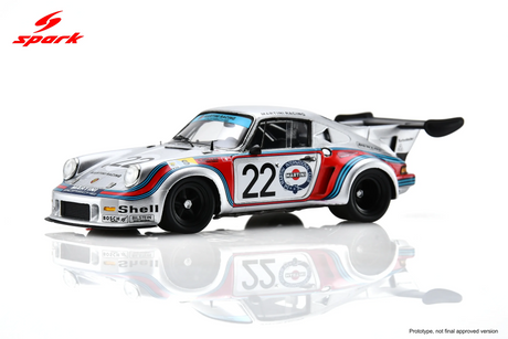 Spark Porsche 911 Carrera RSR Turbo #22 Martini Racing Porsche System 24 Hours of Le Mans 1974 1/43 Scale S9792