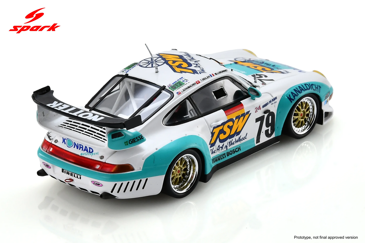 Spark Porsche 911 GT2 #79 Konrad Motorsport 24 Hours of Le Mans 1997 1/43 Scale S9913