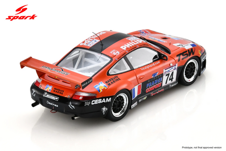 Spark Porsche 911 GT3-R #74 Luc Alphand Adventure 24 Hours of Le Mans 2001 1/43 Scale S9949