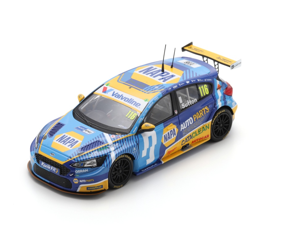 Spark Ford Focus #116 Ashley Sutton BTCC 2025 Knockhill 1/43 Scale UK028