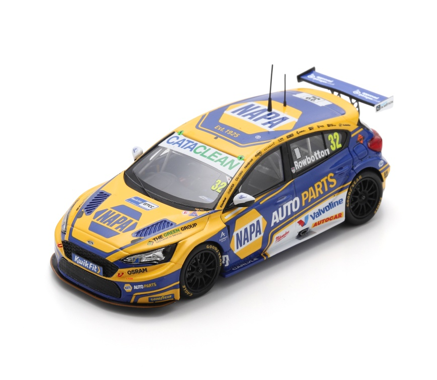 Spark Ford Focus #32 Daniel Rowbottom BTCC 2025 Snetterton Race 2 Winner 1/43 Scale UK029
