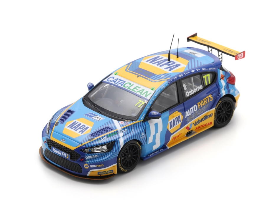Spark Ford Focus #77 Sam Osbourne BTCC 2025 Knockhill 1/43 Scale UK038