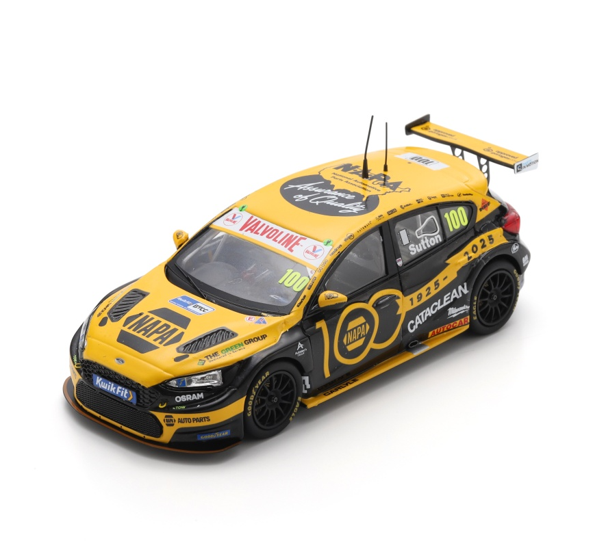 Spark Ford Focus BTCC #100 Ashley Sutton Brands Hatch Indy 2025 1/43 Scale UK041