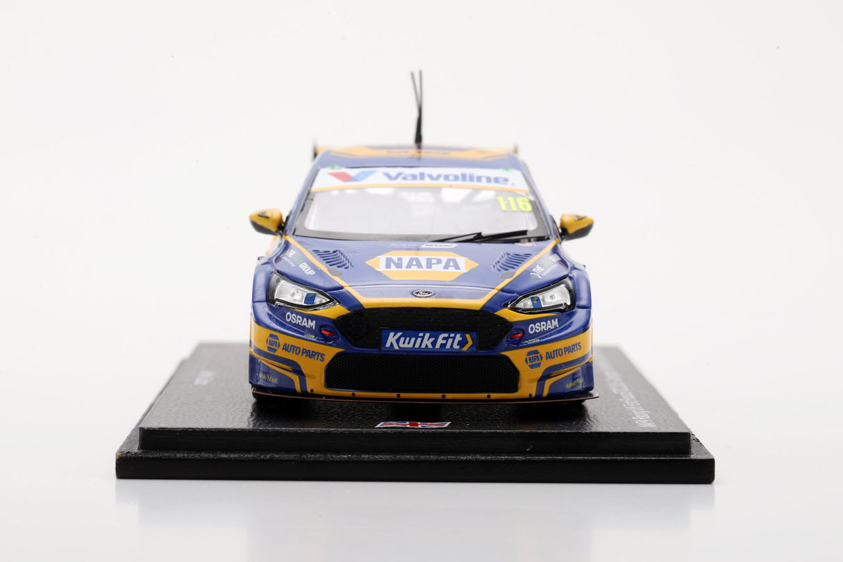 Spark Ford Focus #116 Ashley Sutton BTCC 2025 Donington Park Race 1 & 2 Winner 1/43 Scale UK026
