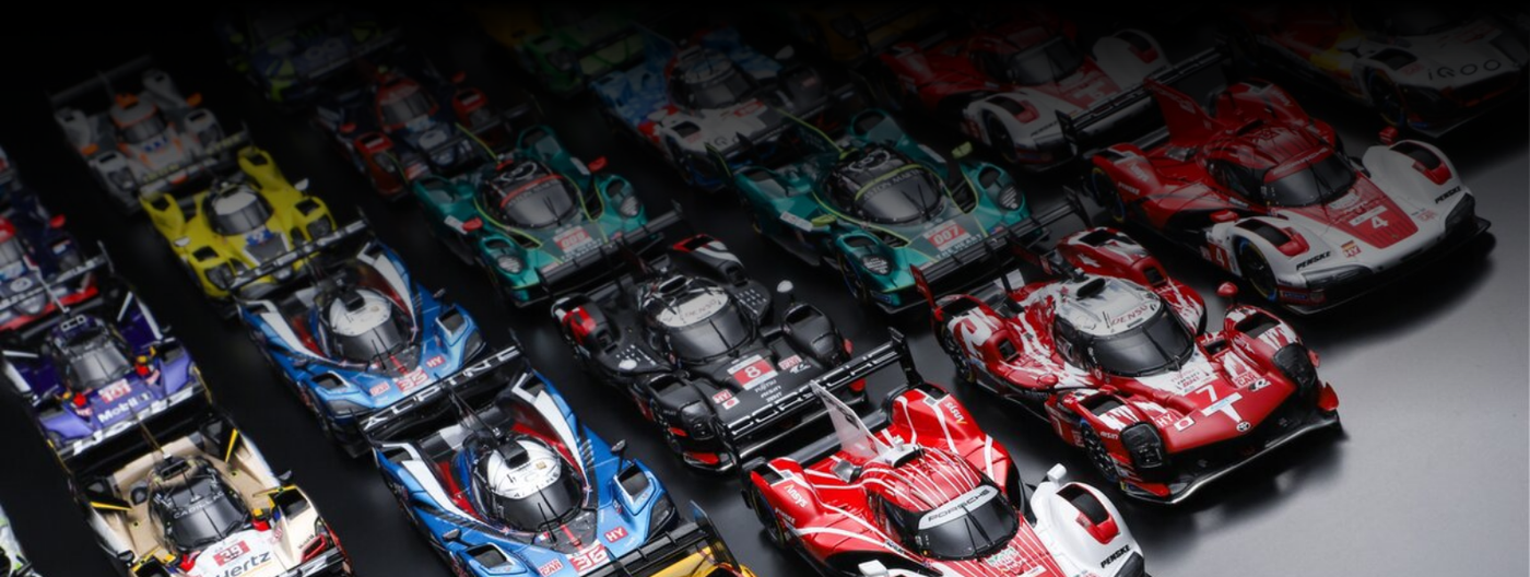 Motorsport Model Shop Le Mans Cars Main Banner