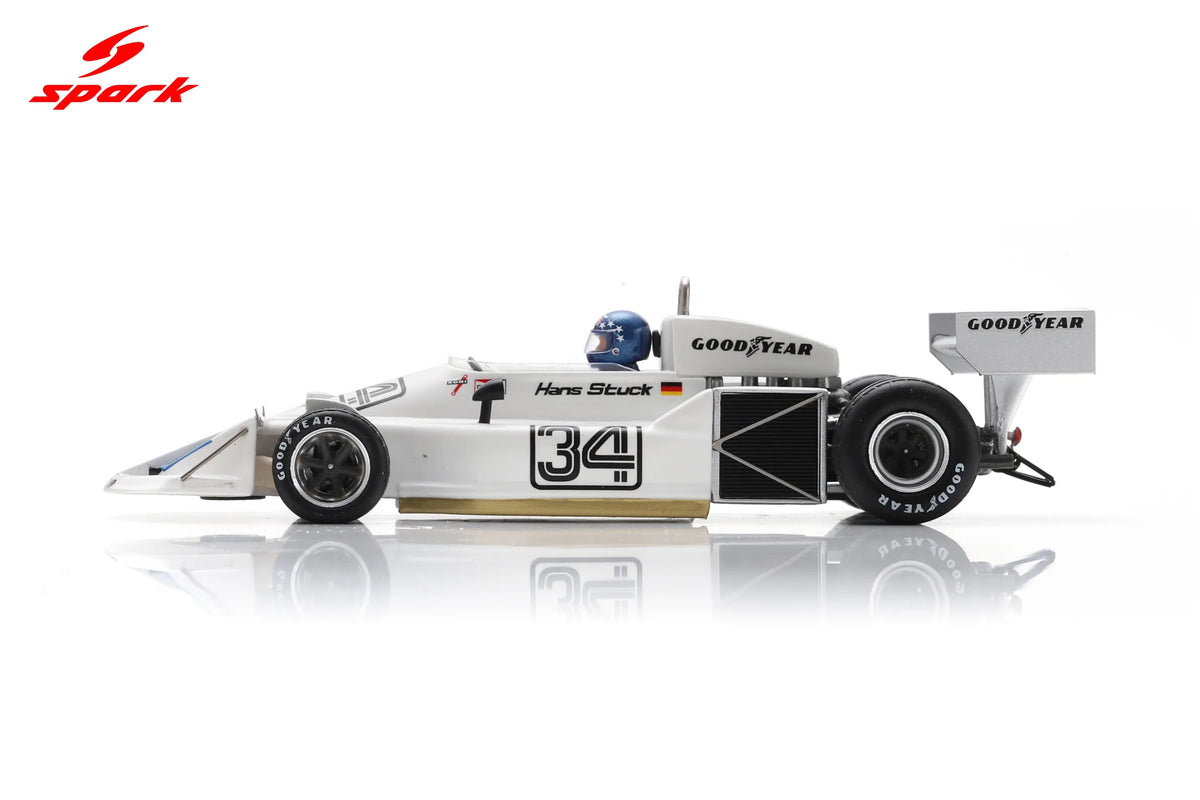 Spark March 961 #34 Hans Stuck 1976 Japanese F1 Grand Prix 1/43 Scale