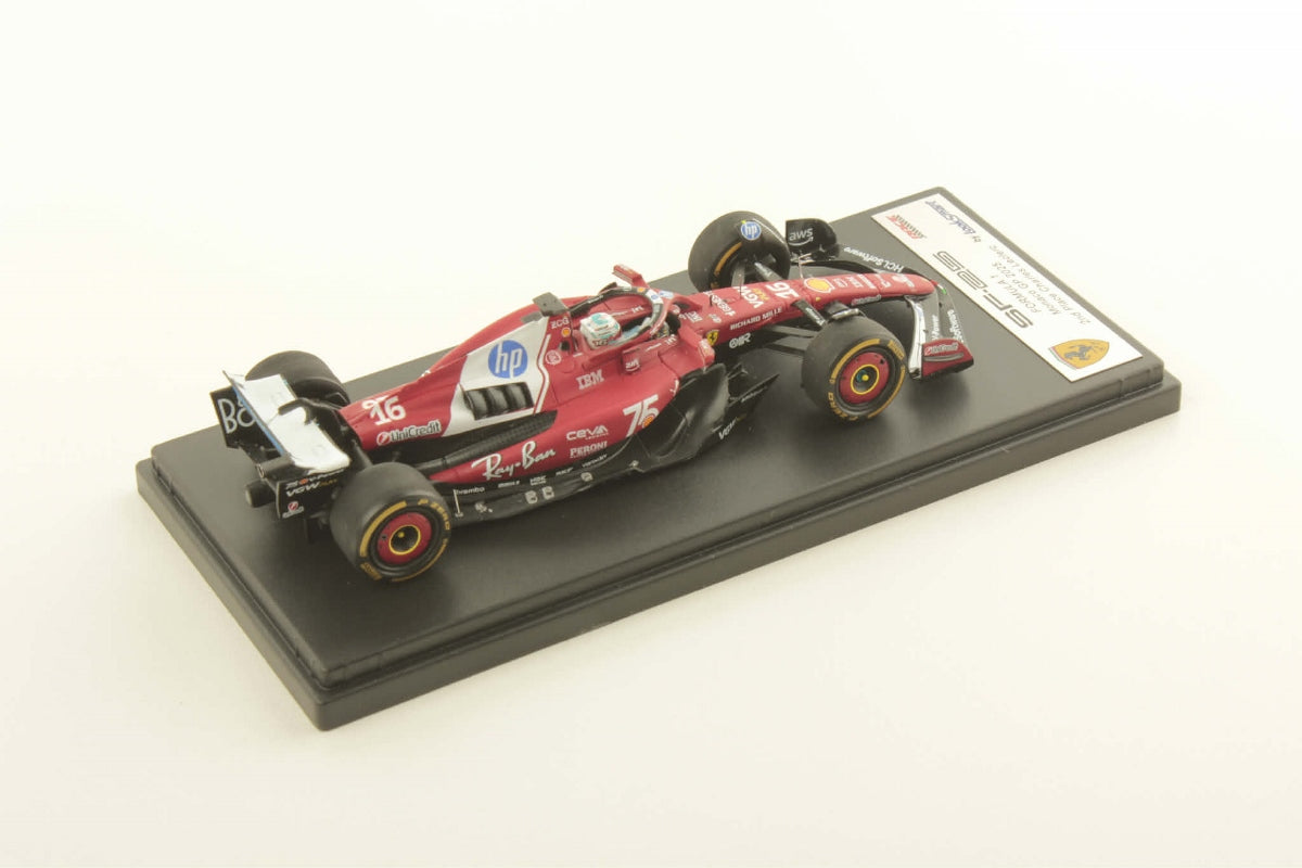 Looksmart Ferrari SF-25 #16 Charles Leclerc 2025 Monaco GP 1/43 Scale LSF1075