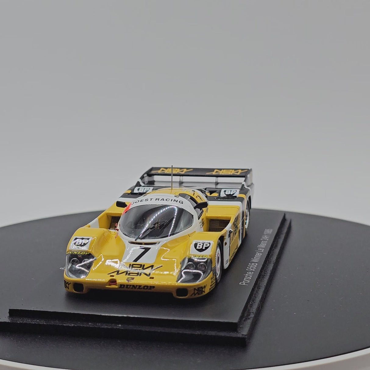 Spark Porsche 956B #7 NewMan Joest Racing 24Hrs Le Mans 1985 Winner 1/43 Scale