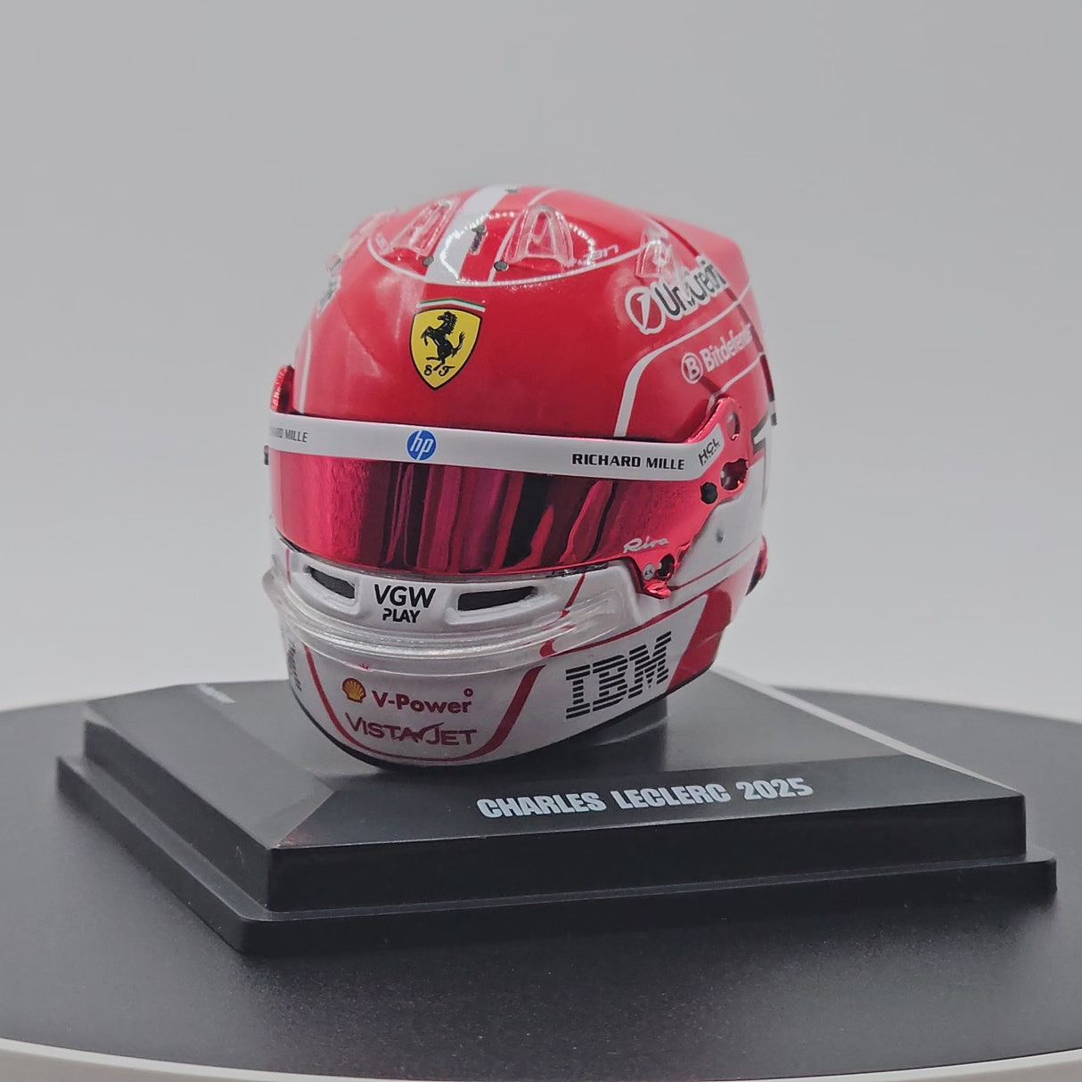 Looksmart Charles Leclerc Scuderia Ferrari HP Formula One 2025 1/5 Scale Helmet