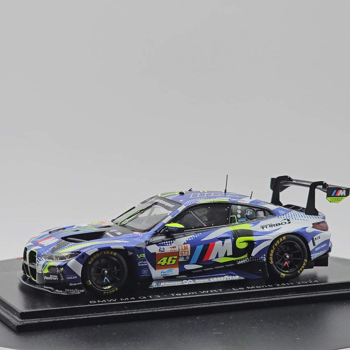 Spark BMW M4 GT3 #46 Team WRT V.Rossi 24Hrs Le Mans 2024 1/43 Scale S9149
