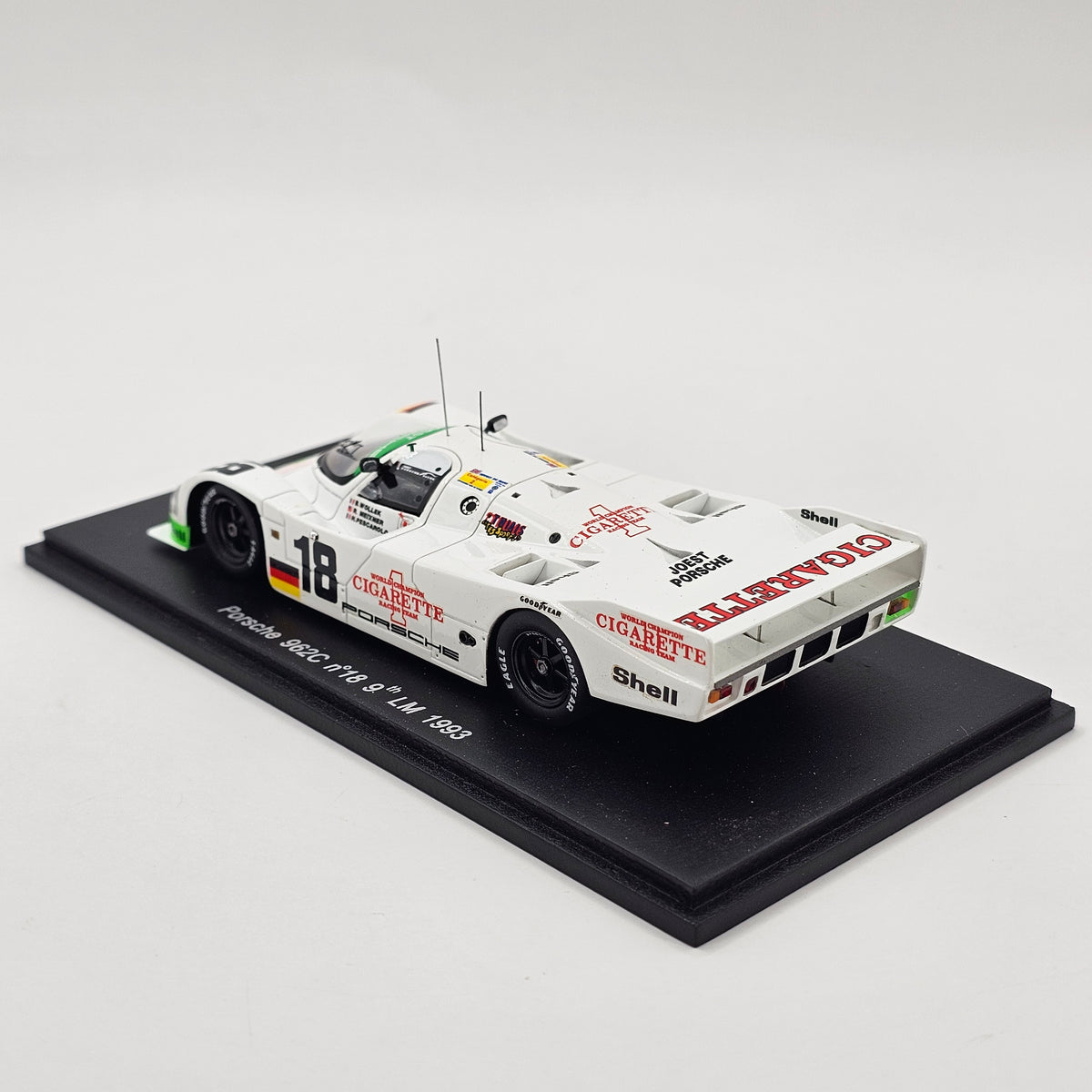 Spark Porsche 962C #18 Joest Porsche Racing 24Hrs Le Mans 1993 1/43 Scale