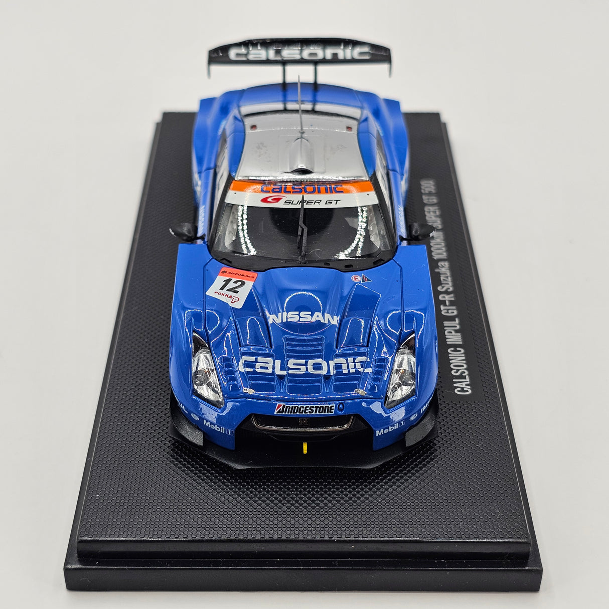 EBBRO Nissan GT-R #12 Calsonic Impul Super GT GT500 Suzuka 1000KM 2008 1/43 Scale