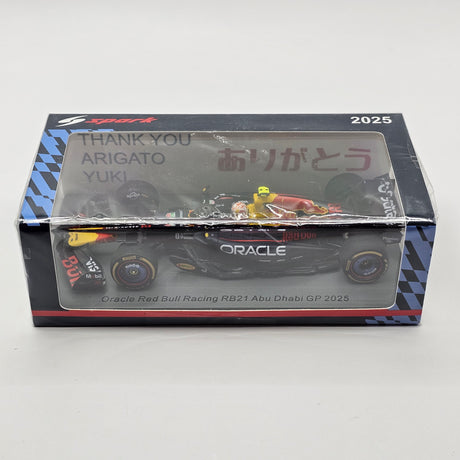 Spark Red Bull Racing RB21 #22 Yuki Tsunoda Abu Dhabi F1 GP 2025 1/43 Scale S9680