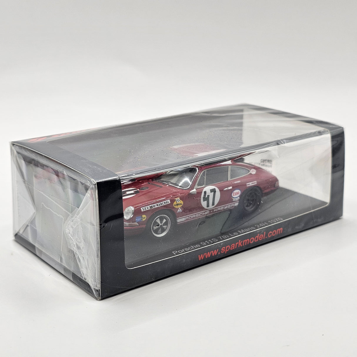Spark Porsche 911S #47 Kremer Écurie Luxembourg 7th Le Mans 24H 1970 1/43 Scale