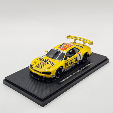 EBBRO P4 Nissan Skyline R34 GT-R #1 Pennzoil JGTC GT500 1999 Champions 1/43 Scale