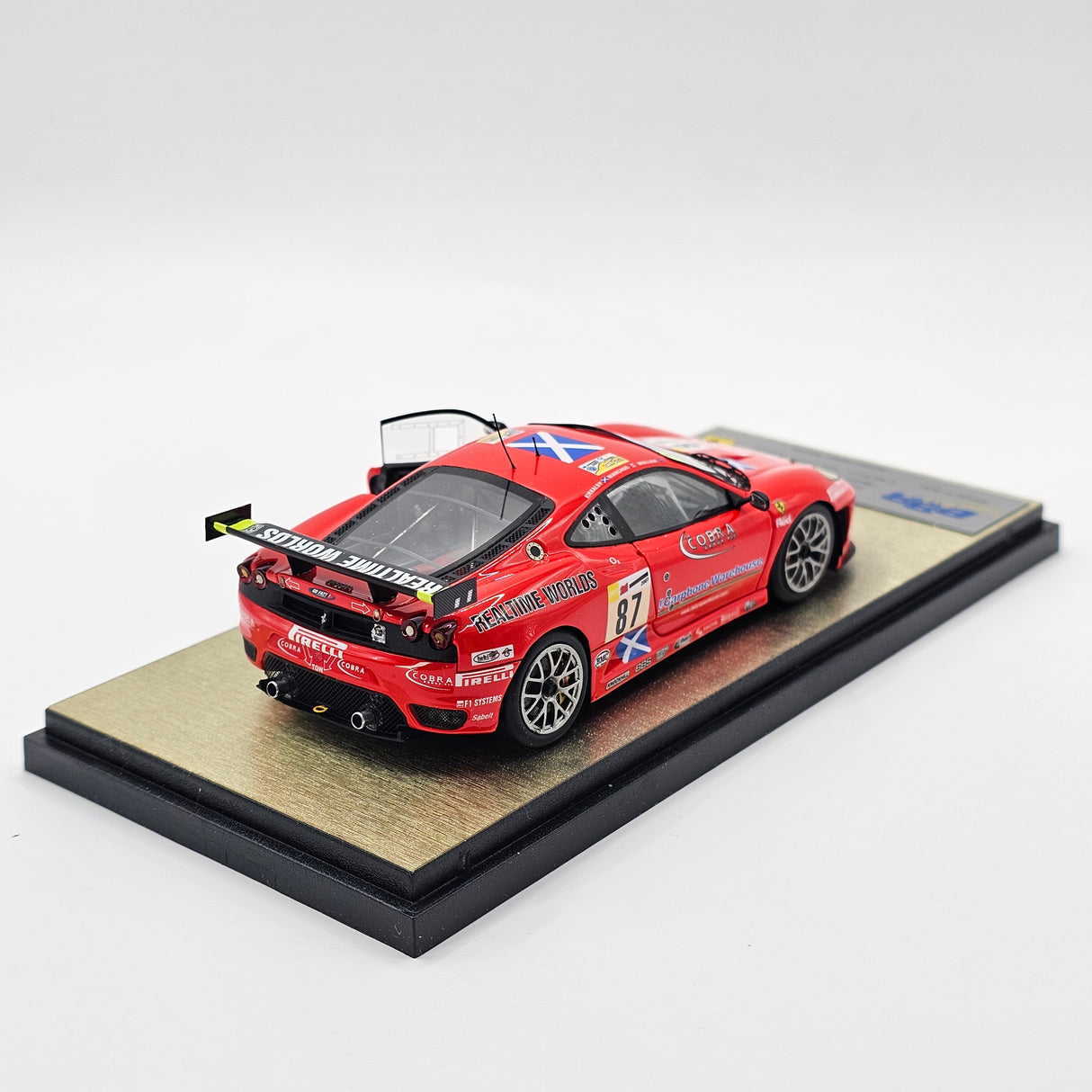 BBR Ferrari F430 GT2 #87 Scuderia Ecosse 24Hrs Le Mans 2007 1/43 Scale