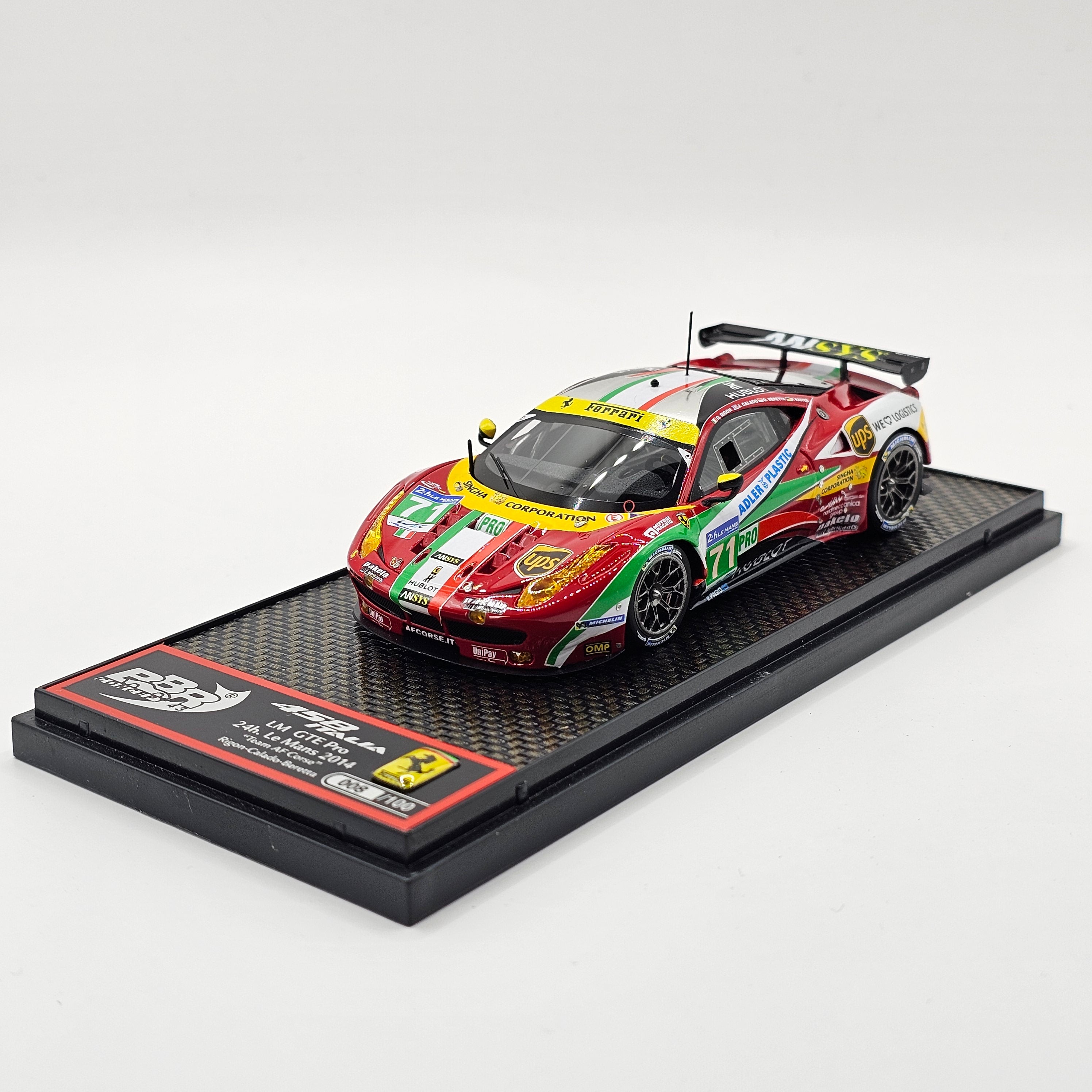 BBR フェラーリ 458 GT2 GTE PRO Le Mans 2012 1/43 ミニカー 【公式通販】